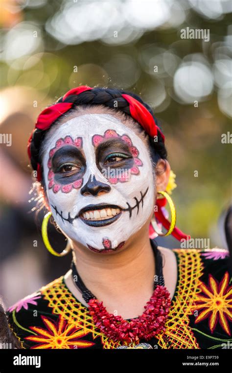 Oaxaca Oaxaca Mexico Th Oct A Woman Dressed As Catrina The