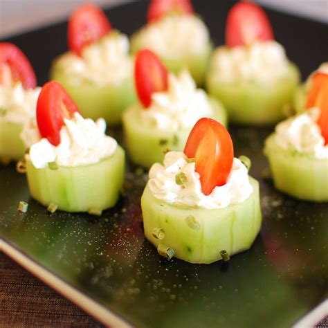 STUFFED CUCUMBER BITES | Cucumber bites, Cucumber bites appetizers ...