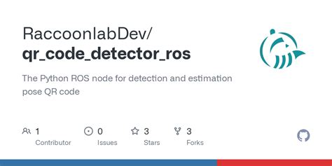 Github Raccoonlabdev Qr Code Detector Ros The Python Ros Node For