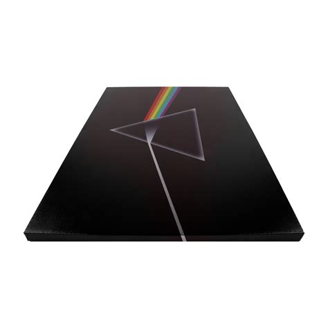 Pink Floyd The Dark Side Of The Moon 13x19 Metallic Canvas Shop The