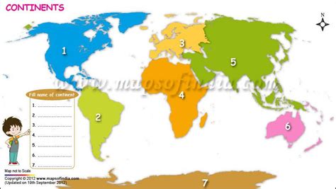 Free Printable Continent Maps For Kids - Tedy Printable Activities