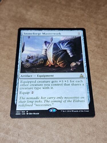 Stoneforge Masterwork X Mtg English Rare Check My Store Ebay