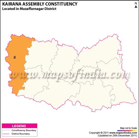 Kairana Vidhan Sabha Constituency Map Kairana Election Result 2022