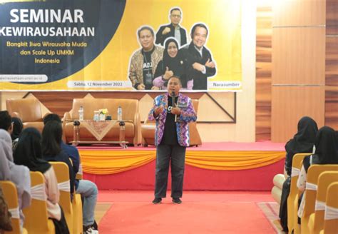 Unsri Gelar Seminar Kewirausahaan Bangkit Jiwa Wirausaha Muda Dan