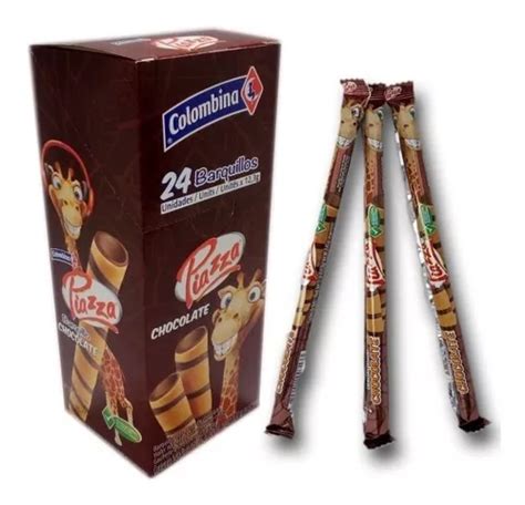 Barquillos Piazza Chocolate Caja X 24 Und MercadoLibre