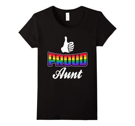 Proud Aunt LGBT Gay Pride Month T Shirt 4LVS 4loveshirt