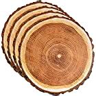 Amazon Natural Wood Slices Round Pine Wood Slabs Pack Round