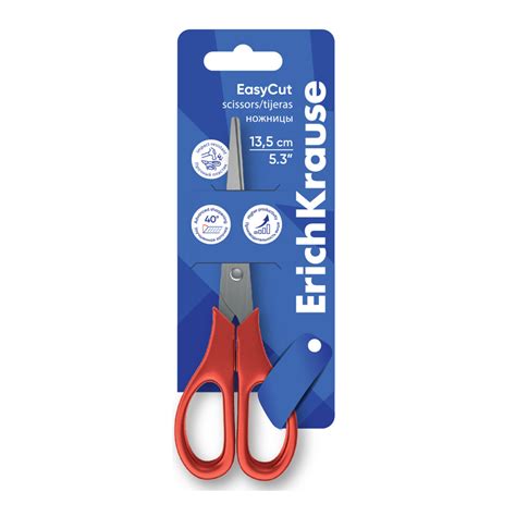 Ножницы Erich Krause Easycut, 13.5см купить с доставкой на дом, цены в ...