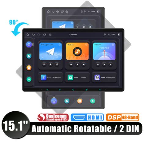 Joying Inch Automatic Rotatable Touchscreen Double Din Android