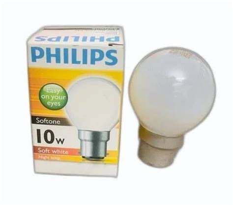 Cool Daylight B W Philips Softone Gls Light Bulb Round At Rs