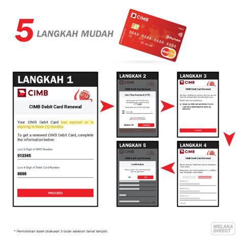 Cara Ganti Kad ATM Debit CIMB Secara Online Mudah Cepat