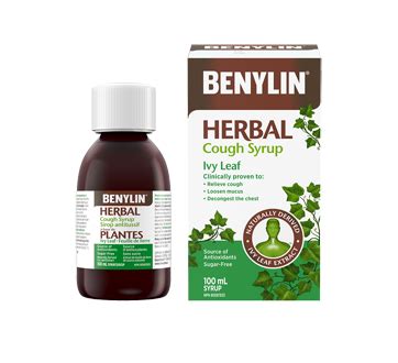 Herbal Cough Syrup Ivy Leaf Ml Benylin Syrup Jean Coutu