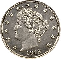 1913 Liberty Head V Nickel Value | CoinTrackers