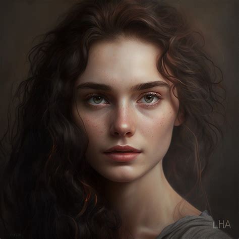 Oil Painting Portrait Hair Painting Portrait Painting Fantasy