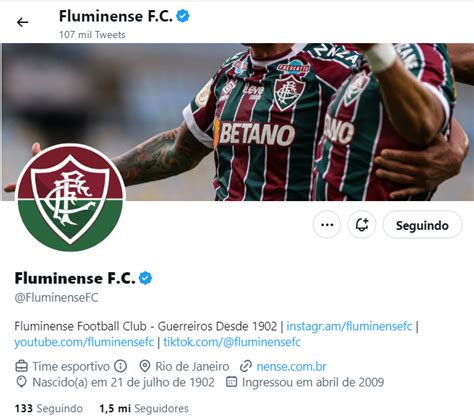 Fluminense figura no top 20 das Américas em interações no Twitter em