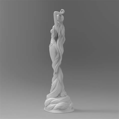 Stylized sculpture of goddess Dibella from The Elder Scrolls 3D model