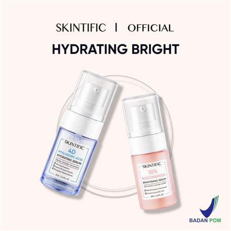 Jual Skintific Paket Serum Glowing Hydrating Anti Acne Fade Dark Spot