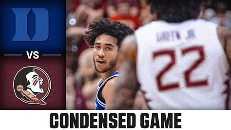 Duke Vs Florida State Condensed Game 2023 24 ACC Men S Basketball