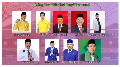 100 Calon Anggota Dprd Terpilih 2024 2029 Provinsi Banten Caleg Pdi