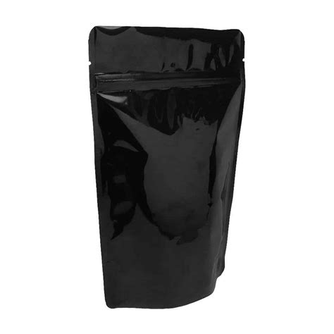 Oz Stand Up Pouch Black Pbfy Flexible Packaging