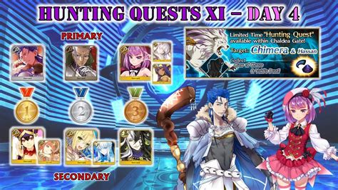 Fgo Na Hunting Quest Xi Day Chimera Hunt T Farming Guide