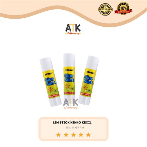 Jual Lem Kenko Glue Stick 8 Gram Atk Indonesia Shopee Indonesia