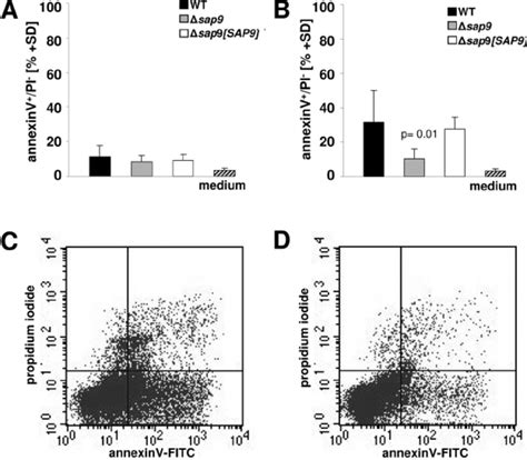 Induction Of Apoptosis In Pmns By C Albicans A Only Low Levels Of