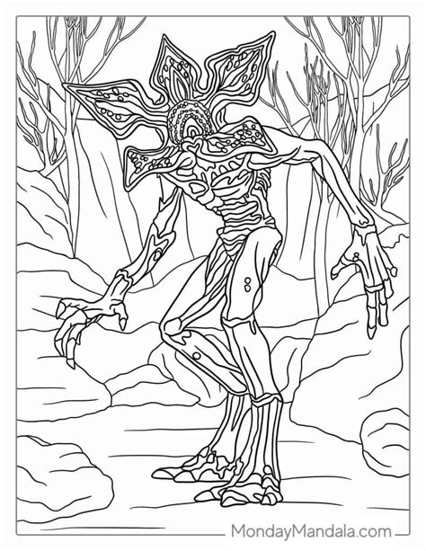 Stranger Things Coloring Page Free Pdf Printables Coloring Home