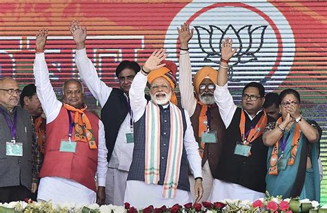 Prime Minister Narendra Modis Lok Sabha Poll Campaign In Pictures