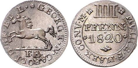 4 Pfennigs George IV Duchy Of Brunswick Numista