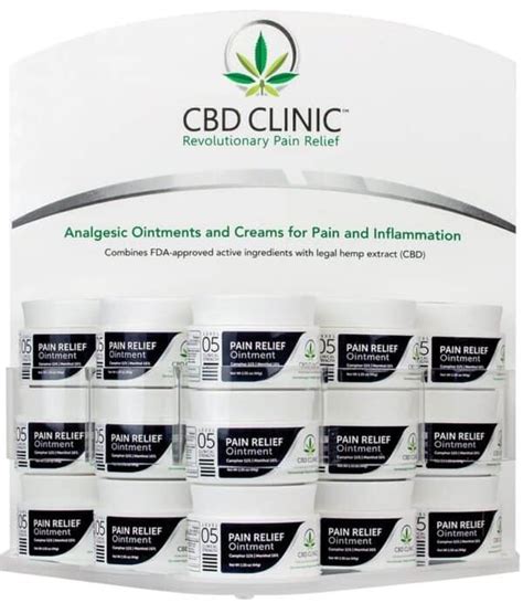 Cbd Clinic™ Clinical Strength Topical Analgesic Level 5 Pain Relief Ointment 44g Jar Spa