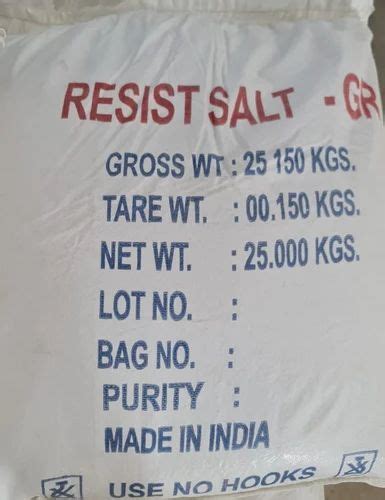 Resist Salt Granules 96 At Rs 97 Kg 127 68 4 In Ahmedabad ID