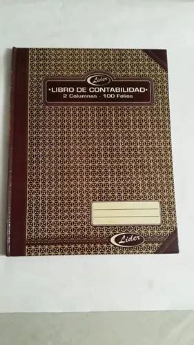 Libro De Contabilidad 2 Columnas 100 Folios Marca Lider MercadoLibre