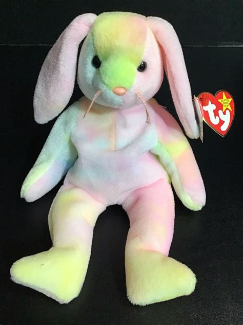 Easter Ty Beanie Baby Hippie Tie Dye Bunny 8 Mint Ebay