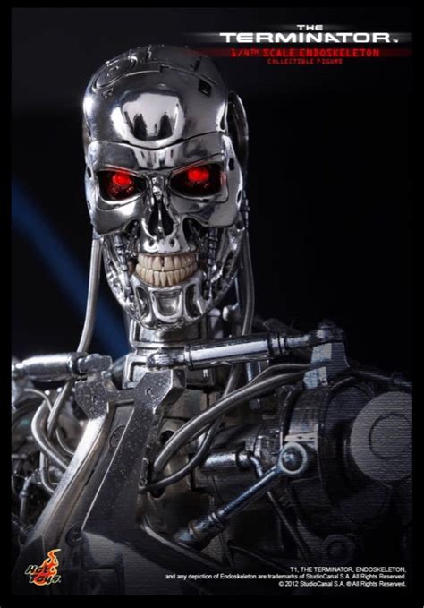 1 4 Hot Toys QS002 The Terminator Endoskeleton Hobbies Toys Toys Games On Carousell