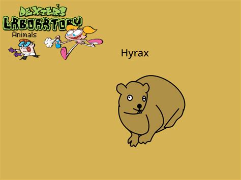 Dexters Laboratory Animals Hyrax By Zippyzoomy5 On Deviantart