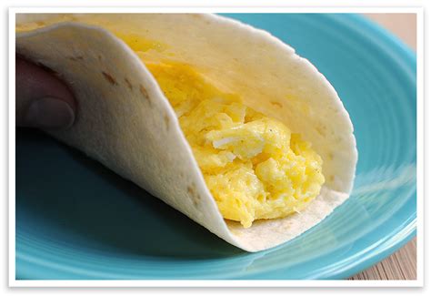 Simple Breakfast Tortilla