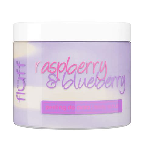 Peeling do ciała o zapachu maliny jagody 160ml Fluff Kosmetyki