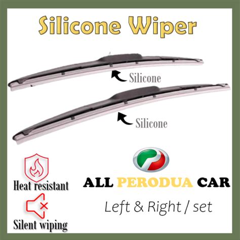 Silicone Windshield Wiper Blade For Perodua Alza Aruz Axia Bezza