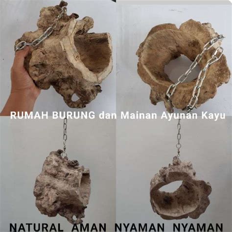 Jual Mainan Ayunan Rumah Kayu Untuk Burung Di Seller Solo Parrot