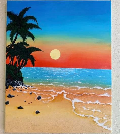 Sunset Painting Beach Clearance | centralcountiesservices.org