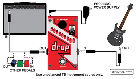 DigiTech Drop Polyphonic Drop Tune Pitch-Shift Pedal Owner's Manual