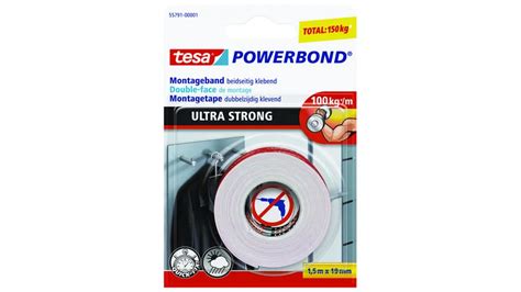 Tesa Doppelseitiges Montageband Ultra Strong M X Mm Online