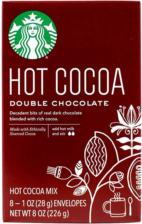 Starbucks Hot Cocoa Mix Double Chocolate Count Pack Of Amazon Ca Health Personal Care