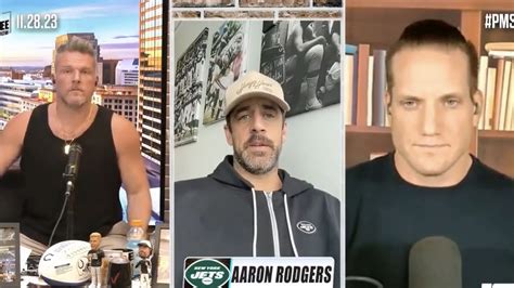 Aaron Rodgers No Longer A Guest On Pat Mcafee Show This Nfl Season