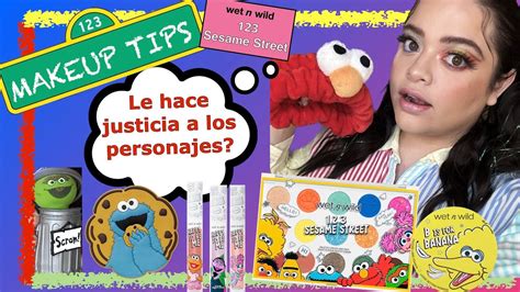 wet n wild x 123 Sesame Street tips de maquillaje y reseña de los