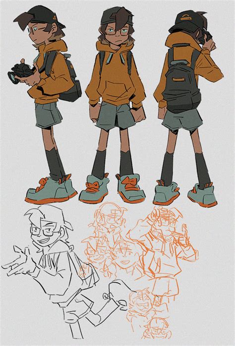 MERUZ Boy Character Character Sheet Character Concept Art Reference