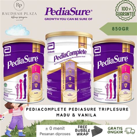 Jual Pediasure Triplesure Complete Pediacomplete Vanila Madu Susu