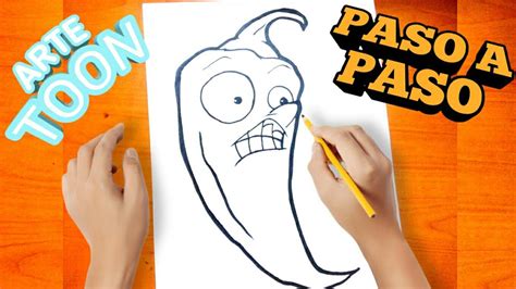 Cómo dibujar a jalapeño de patata de plantas vs zombies YouTube