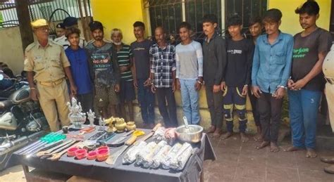 Inter State Robbery Gang Busted 11 Arrested In Bhubaneswar Dinalipi News Latest Odisha News